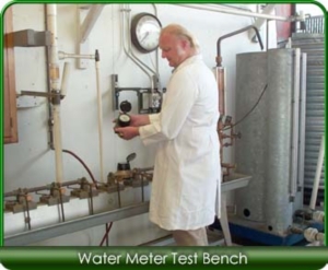 Water meter test bench